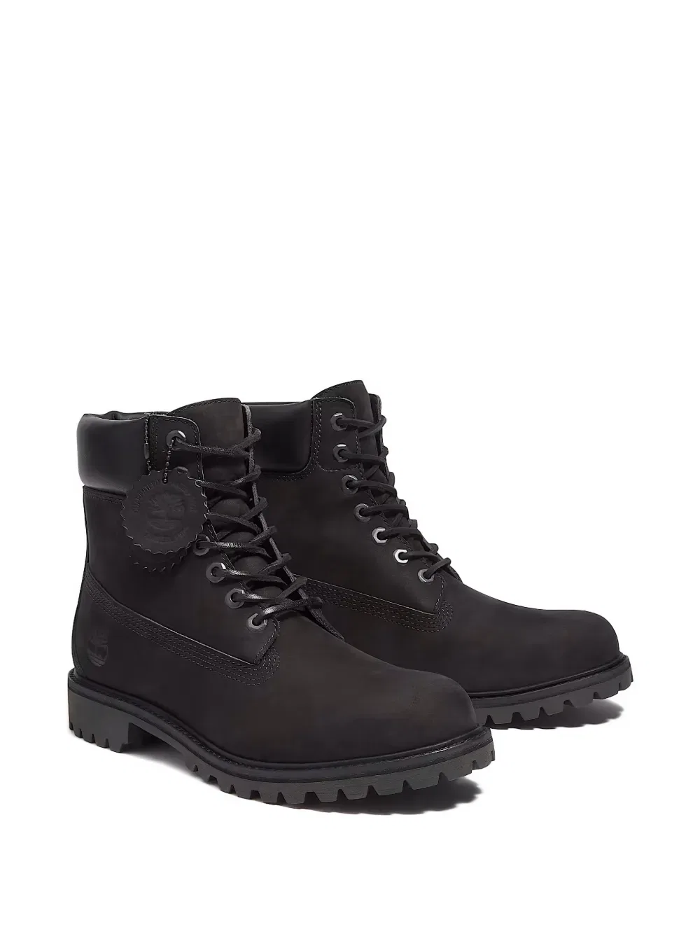 Роскошные ботинки средней высоты на шнуровке Timberland, черный — фото 2