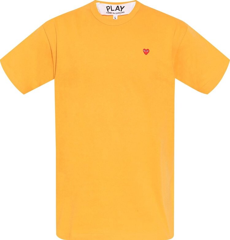 

Футболка Comme des Garçons PLAY Small Heart T-Shirt 'Yellow', желтый