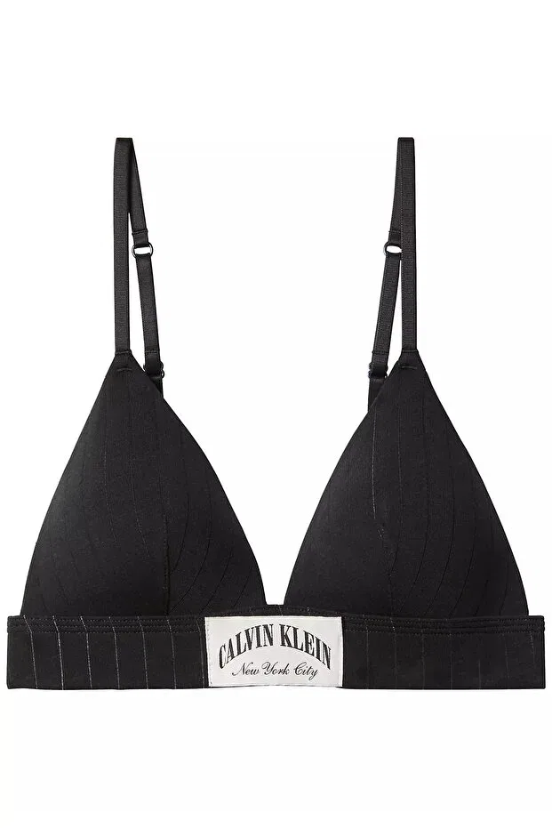 Женские бралетт с принтом Calvin Klein, Black