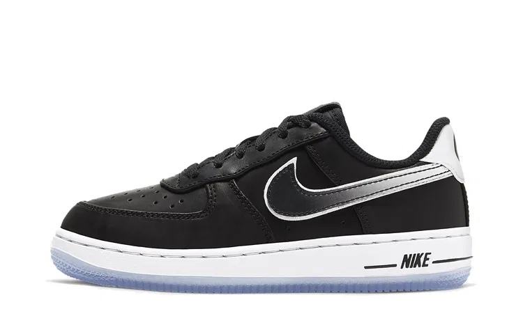Детские скейтборд-кроссовки с низким верхом Colin Kaepernick x Air Force 1 Nike, Black White
