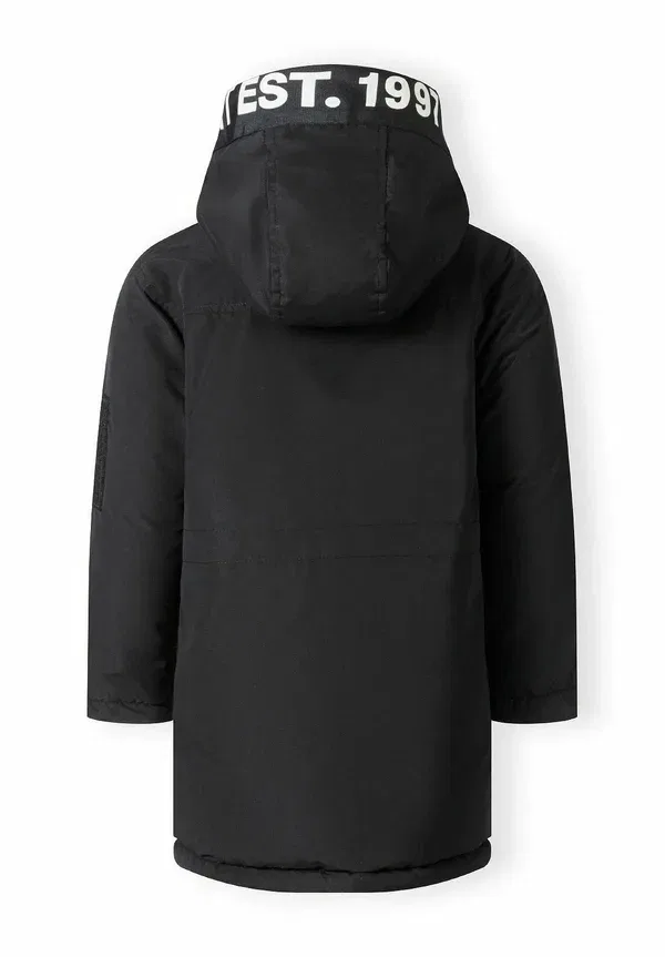 Куртка утепленная Warm utility hooded Minoti Black, черный — фото 3