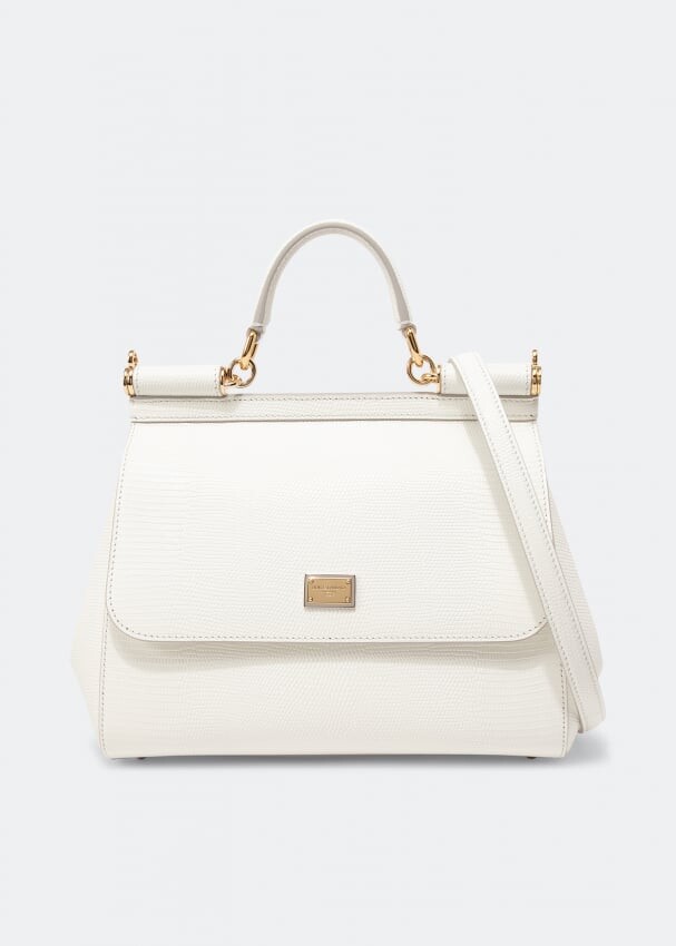 

Сумка DOLCE&GABBANA Sicily medium bag, белый