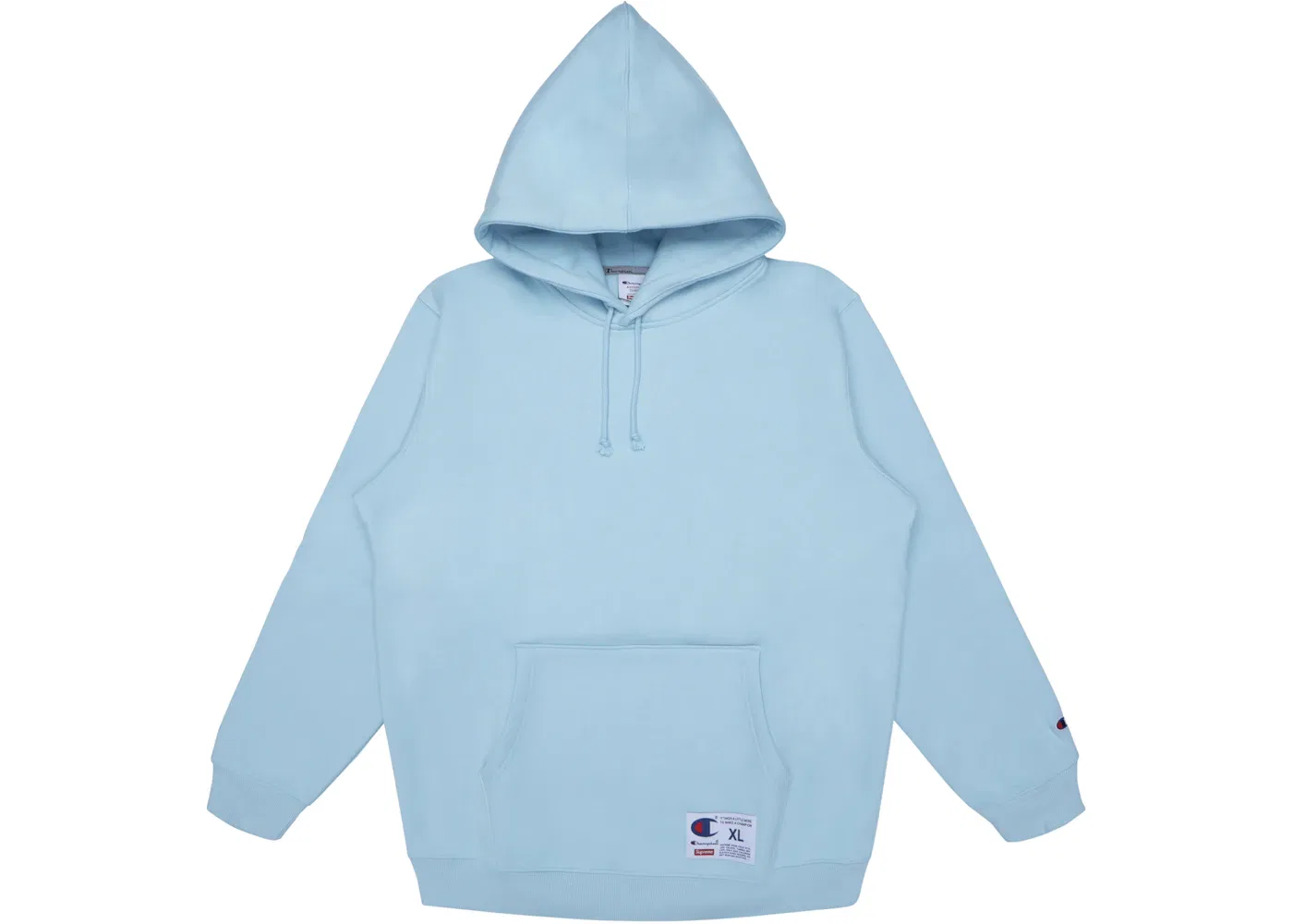 Мужской худи с принтом Supreme Sweatshirt (SS18), Light Blue