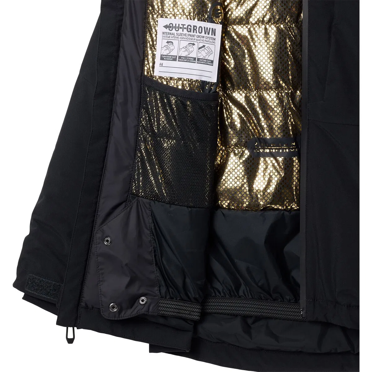 Детская куртка для мальчиков водонепроницаемая Holcomb Grove Jacket Columbia, черный — фото 3