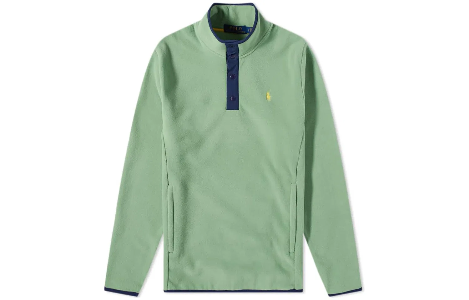Свитшот с полуводолазкой, зеленый, Polo Ralph Lauren