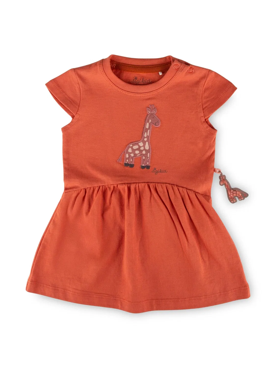 Платье Sigikid Kleid Savanne оранжево-красного цвета