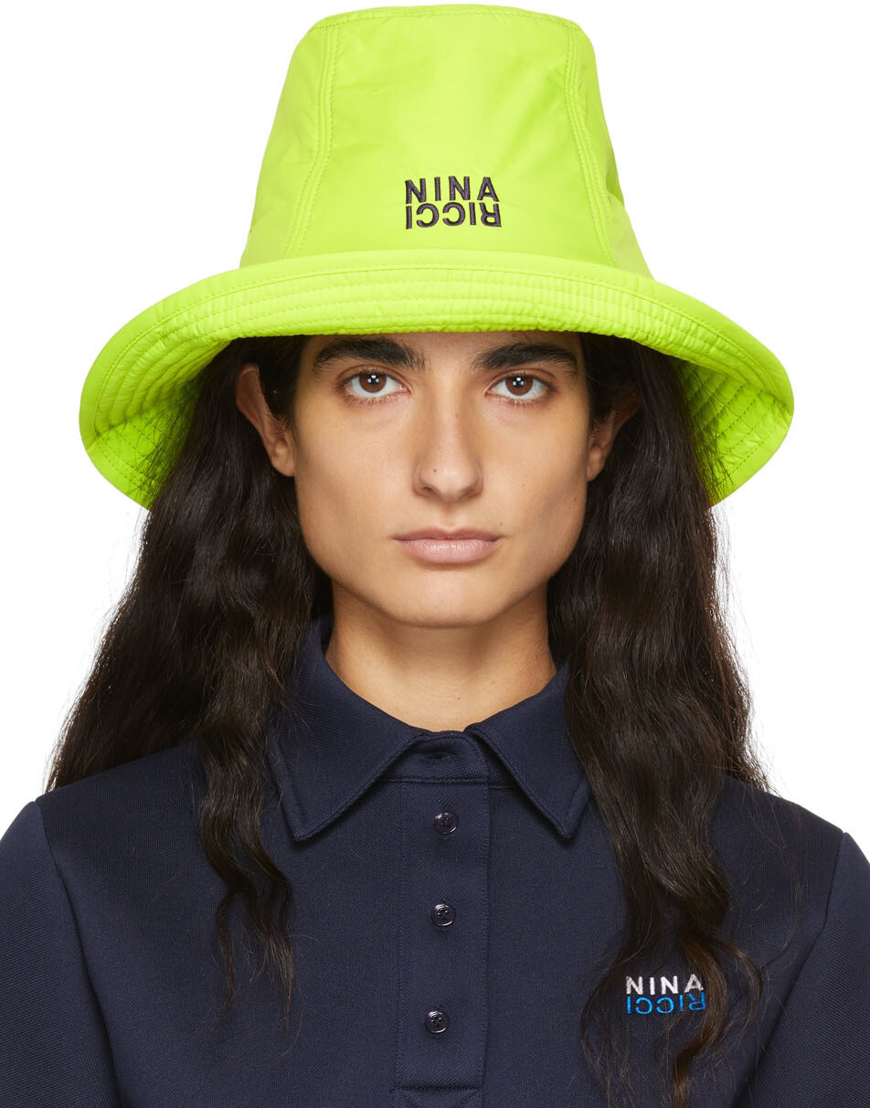

Эксклюзивная зеленая высокая панама SSENSE Nina Ricci