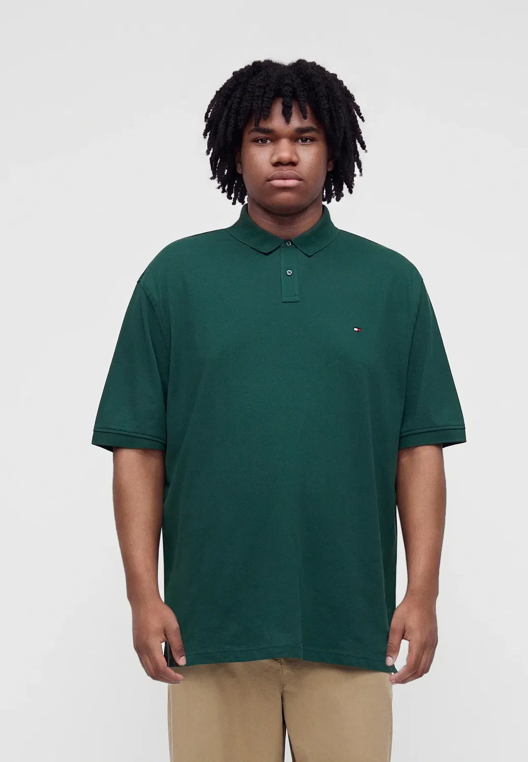 Обычная рубашка поло Tommy Hilfiger, Ornamental Green
