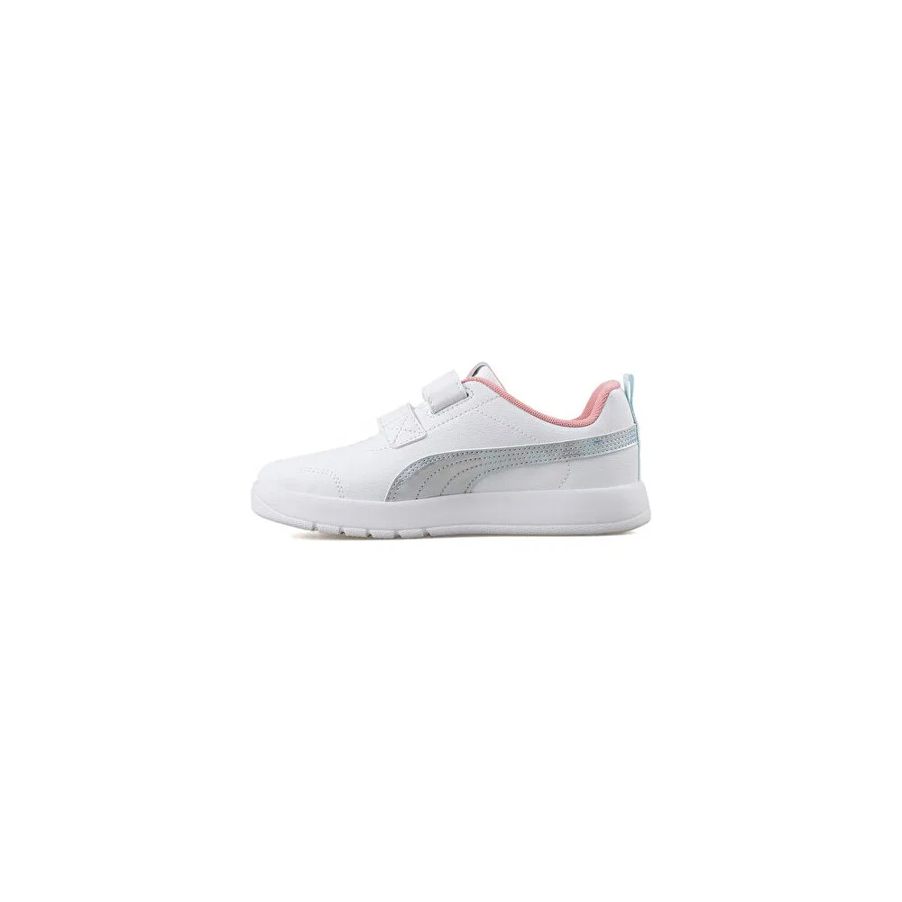 Детские кроссовки с текстильным верхом Courtflex V3 Space Belle V Puma — фото 2