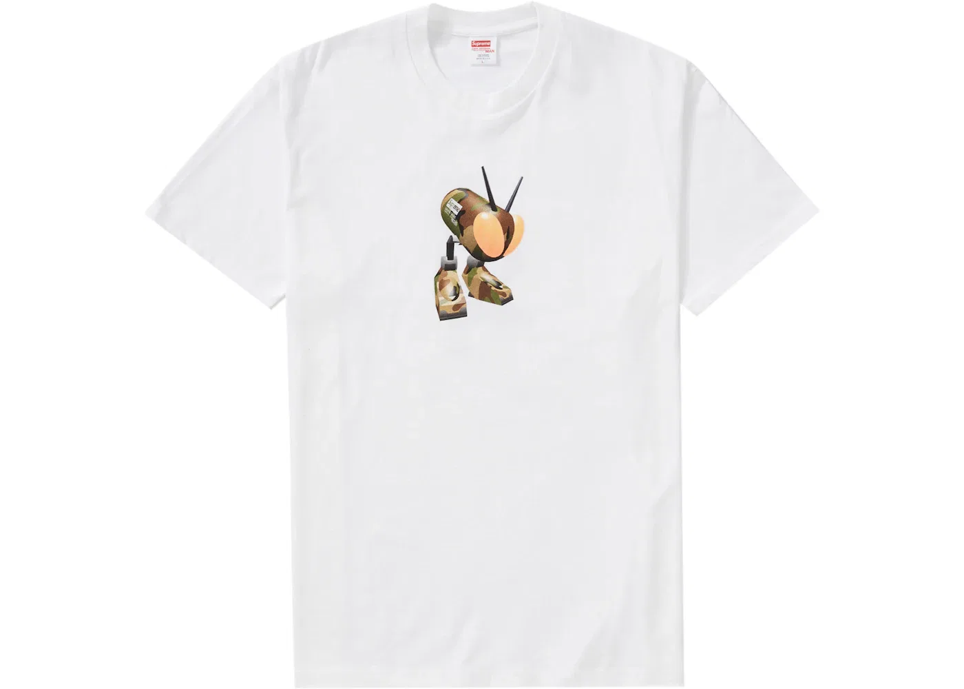 Мужская футболка с принтом Supreme Junya Watanabe CdG Man Tee, White