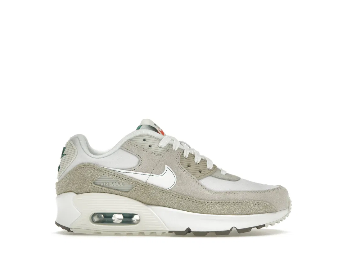 Детские кроссовки Lifestyle Nike Air Max 90 SE First Use Pack Sail, Sail/White/Green