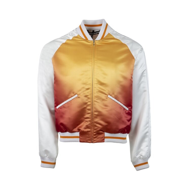 

Куртка Palm Angels x The Webster Degrade Skull Sukajan Jacket 'White/Orange', белый