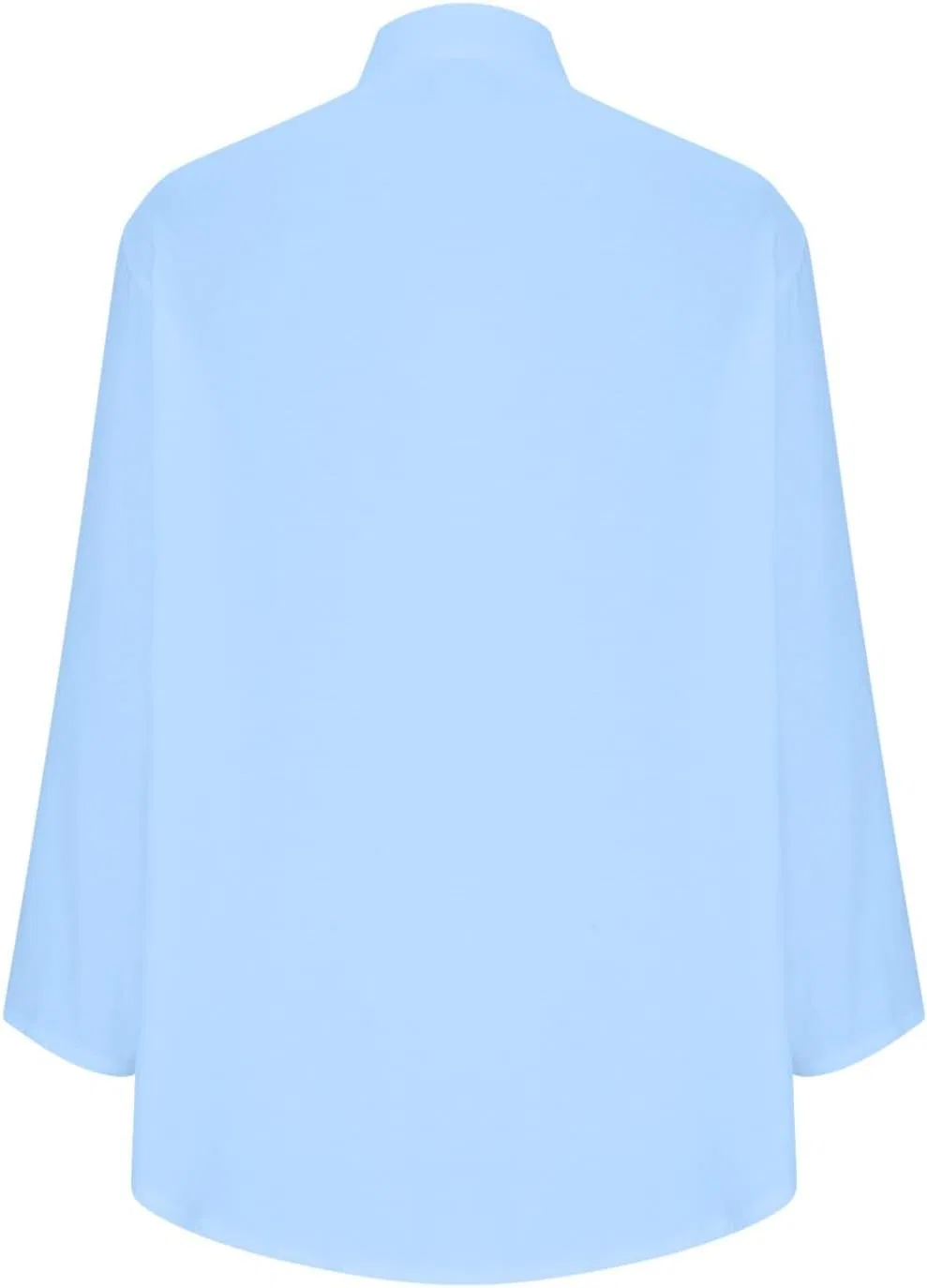 Женская туника свободного кроя с пуговицами Pelang, Light Blue — фото 3