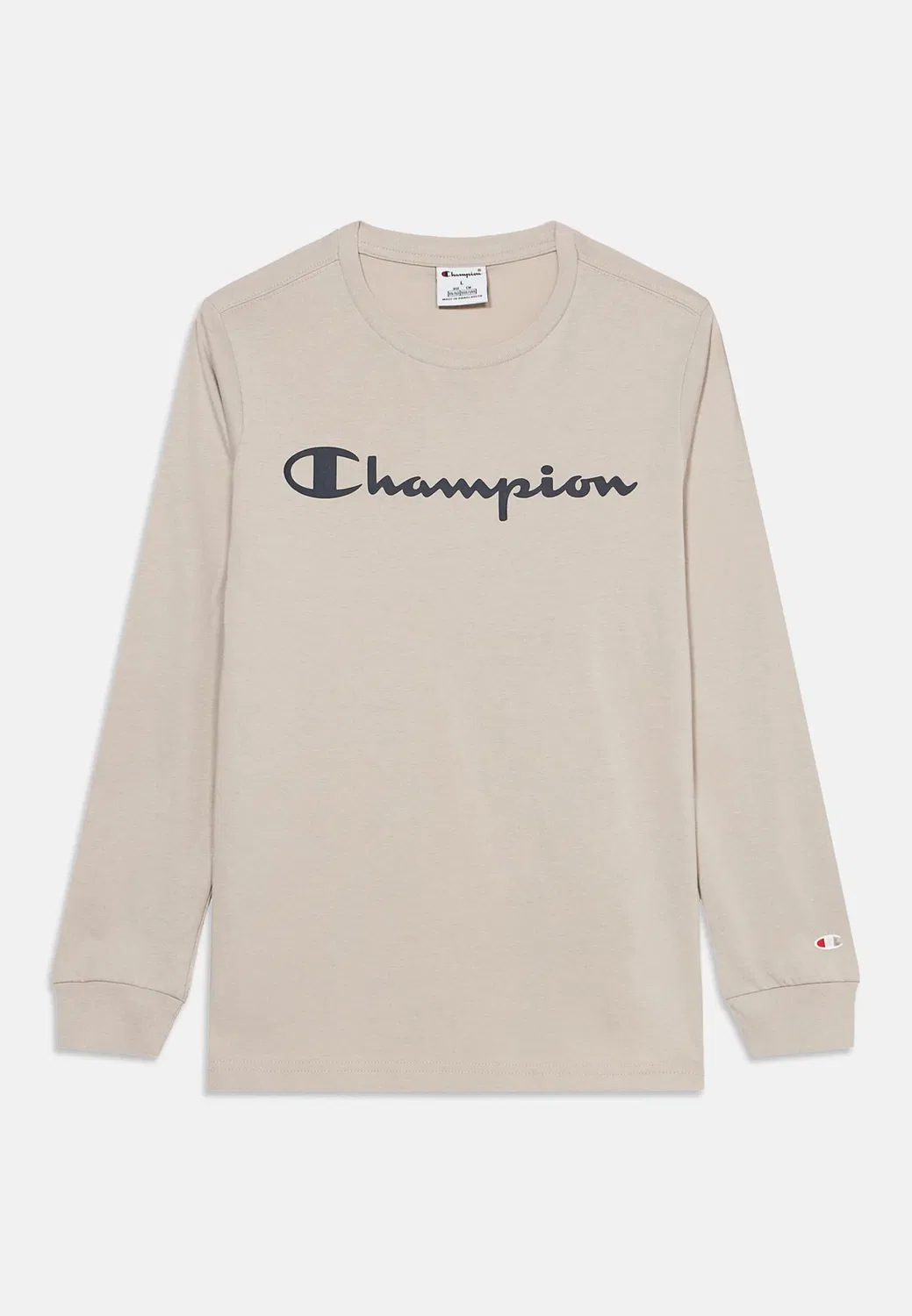 Спортивная футболка с длинным рукавом, стандартный крой, унисекс Champion, Grey