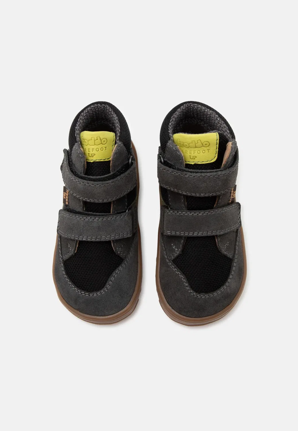 Ботинки Barefoot Up Terra Tex, широкая посадка, унисекс - классические ботильоны Froddo, Grey/Black — фото 4