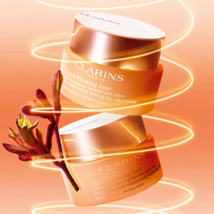 Женский набор для ухода за кожей с пружинной водой и кремами CLARINS, Spring Water 200ml+Day Cream 50ml+Night Cream 50ml, , Black — фото 4