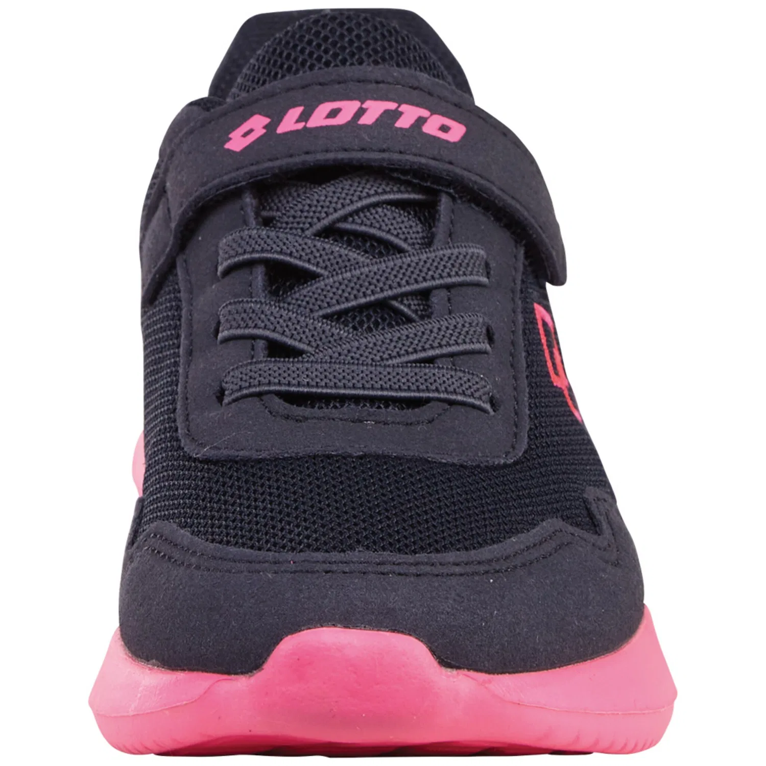 Детские спортивные кроссовки с кожаными вставками Lotto, Navy-Pink — фото 3