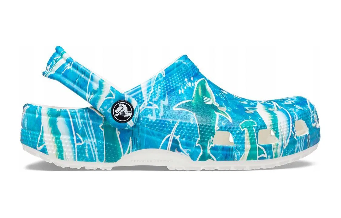 Детские сандалии Crocs, Blue White — фото 3