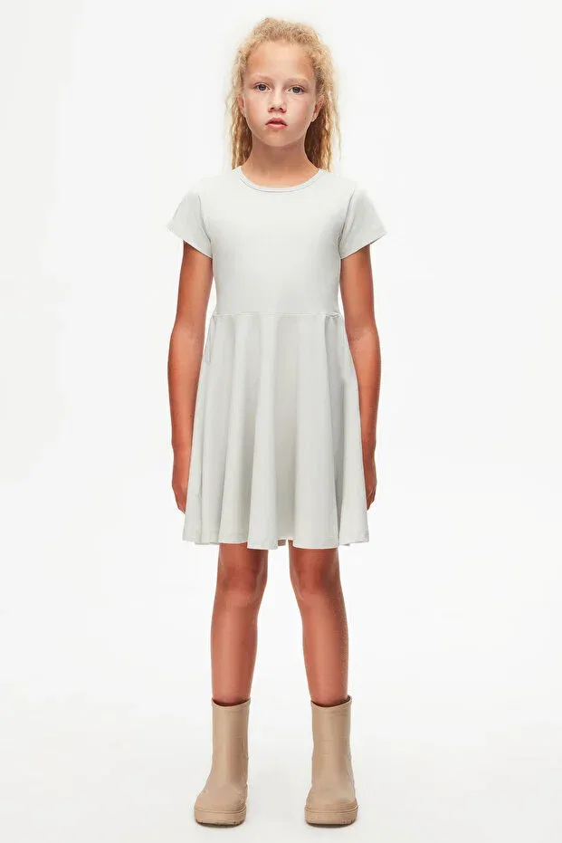 Детское платье для девочек хлопковое Lovetti, Smoke Gray