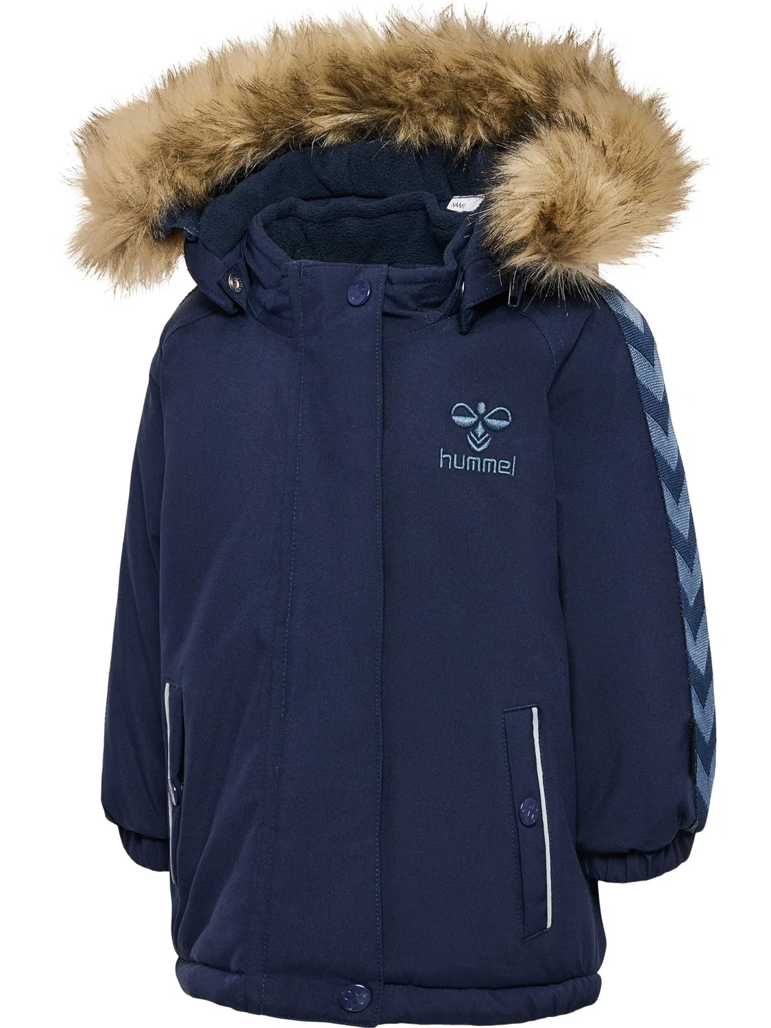 Детская куртка на молнии с капюшоном Hmlcanyon Hummel, Mitternachtsviolett Dunkelblau — фото 4