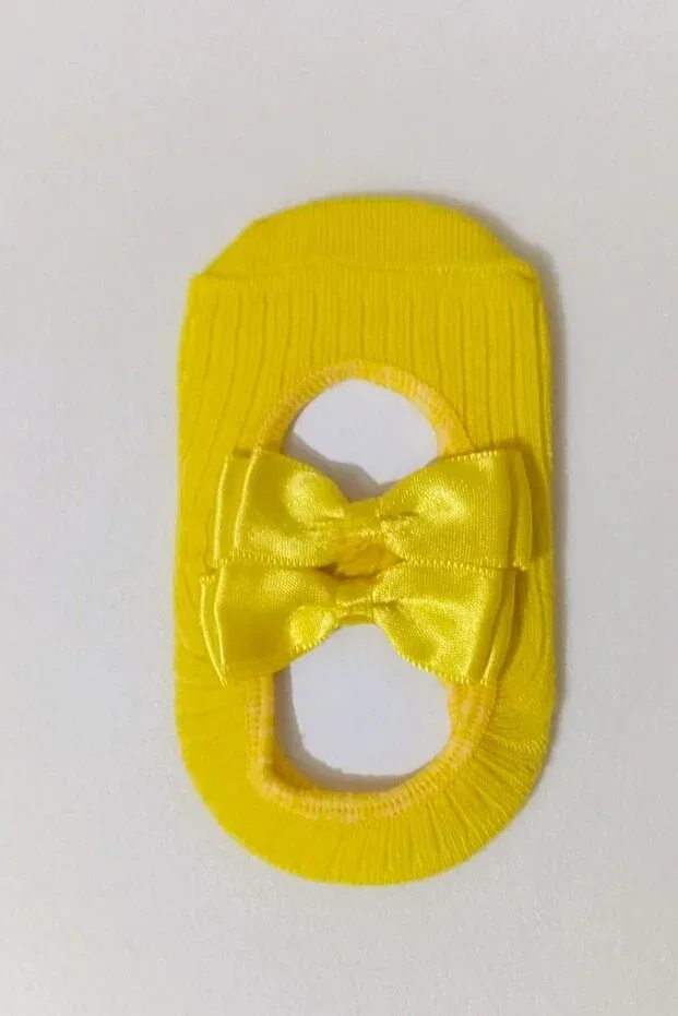 Детские носки для девочек с бантом Babette Socks Al Ver Gülüm, Yellow