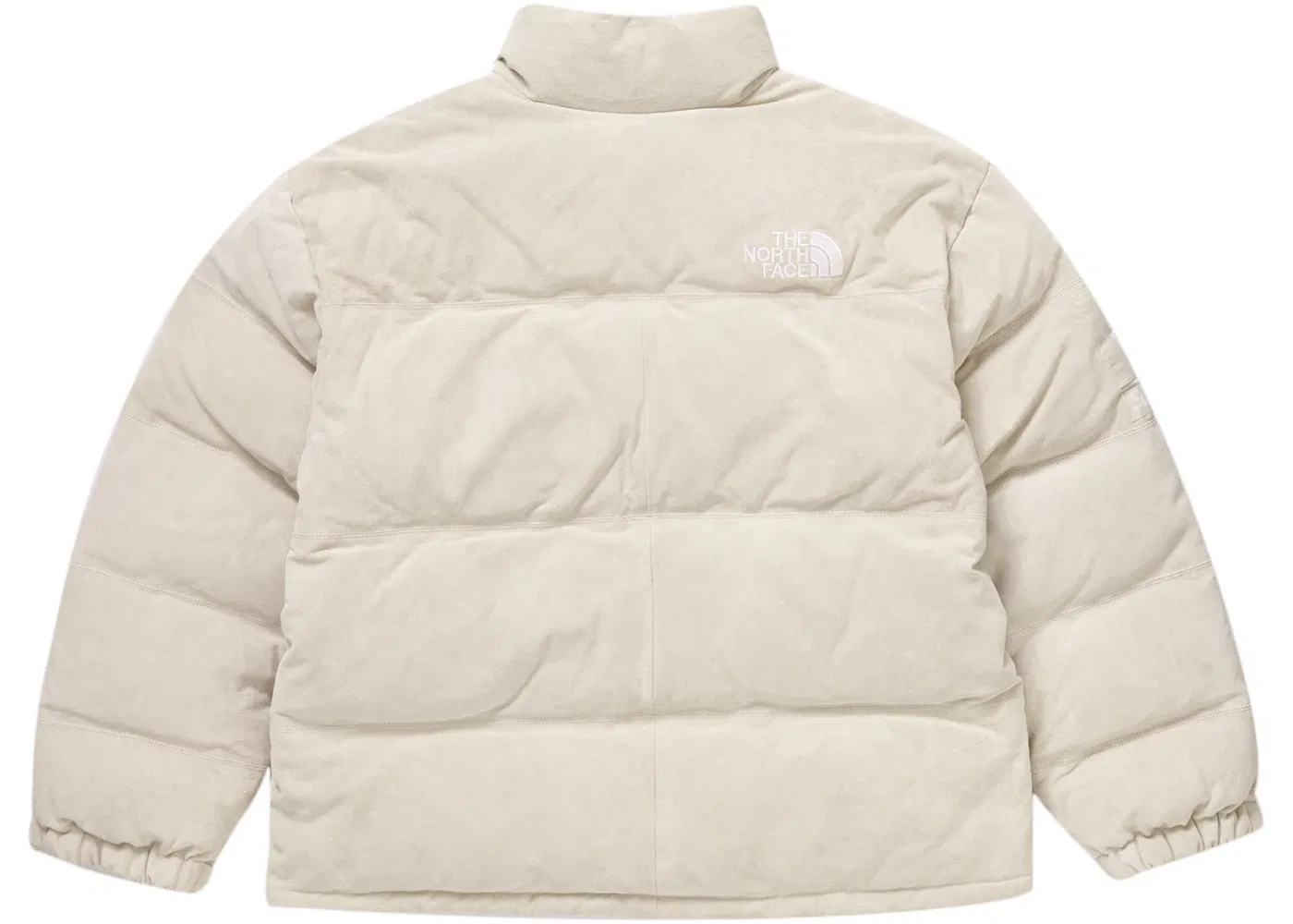 Мужская куртка из замши с утеплителем Nuptse Supreme, Stone — фото 3