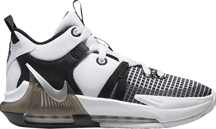 

Кроссовки Nike LeBron Witness 7 GS 'White Black', белый