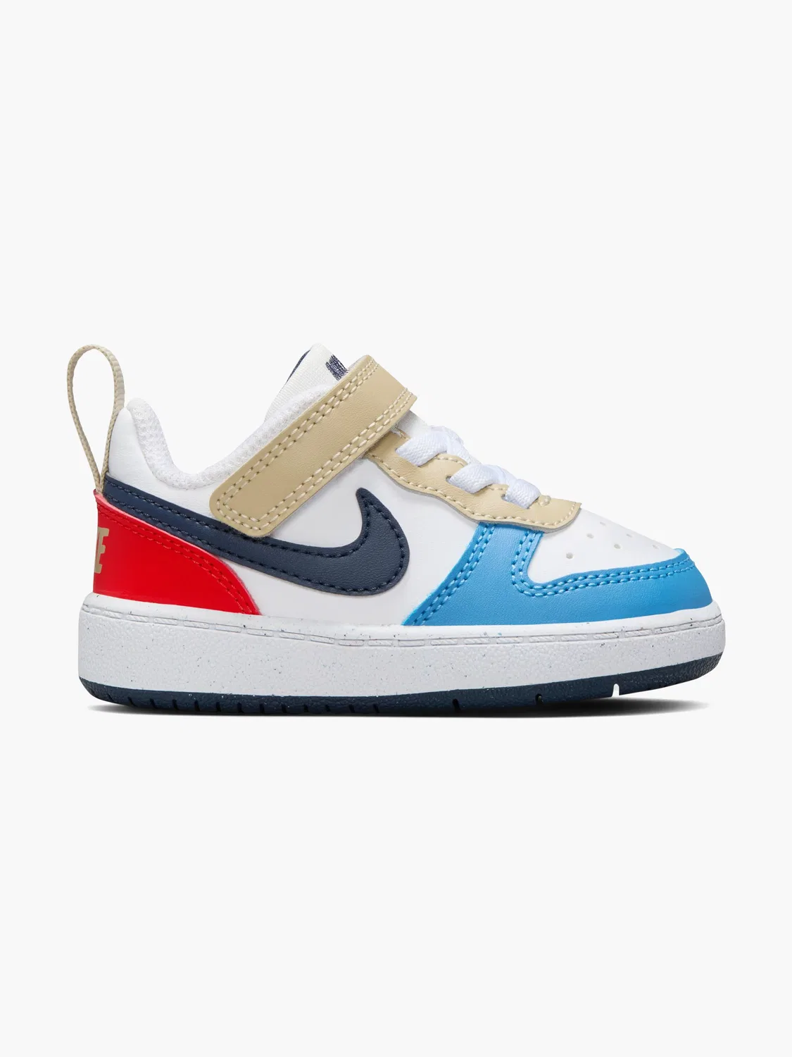 Детские кроссовки с липучками Nike COURT BOROUGH LOW RECRAFT TD, синий