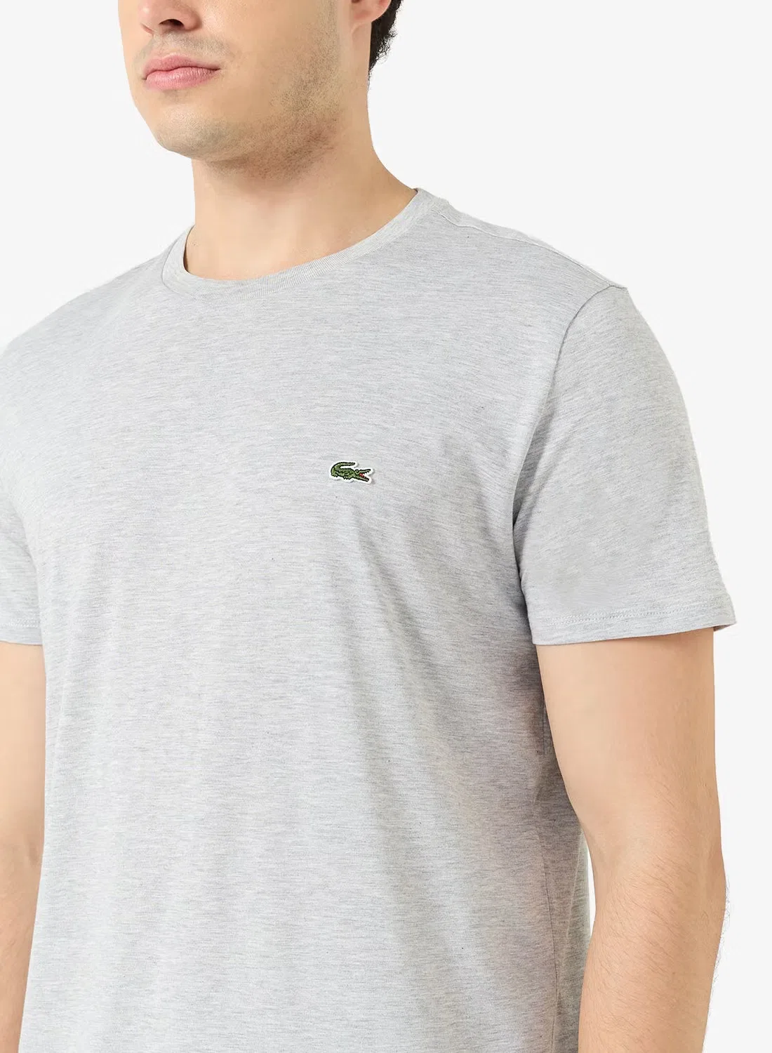 Футболка с коротким рукавом Core essential Lacoste, фиолетовый — фото 3