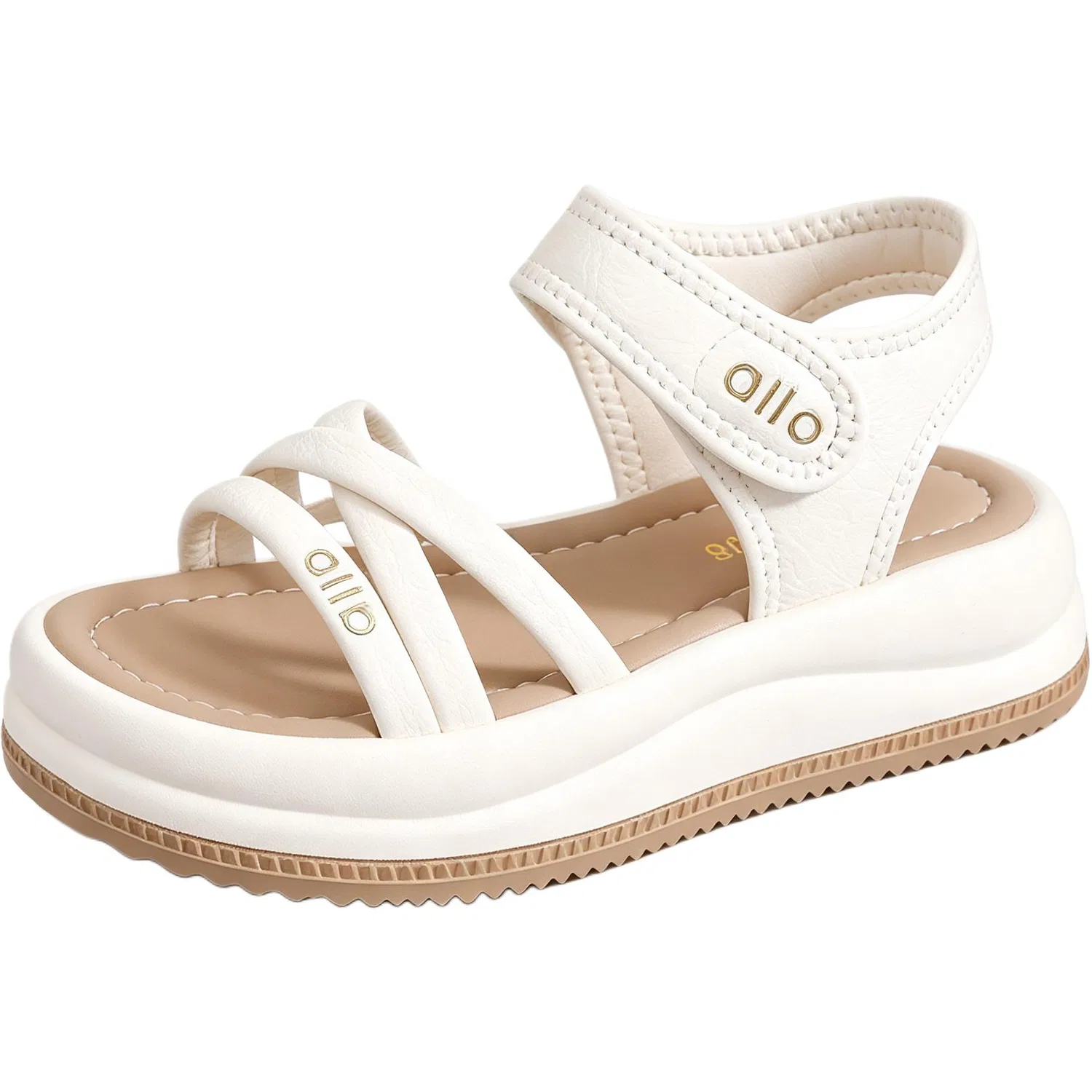 Детские сандалии из экокожи Beige JBBCN