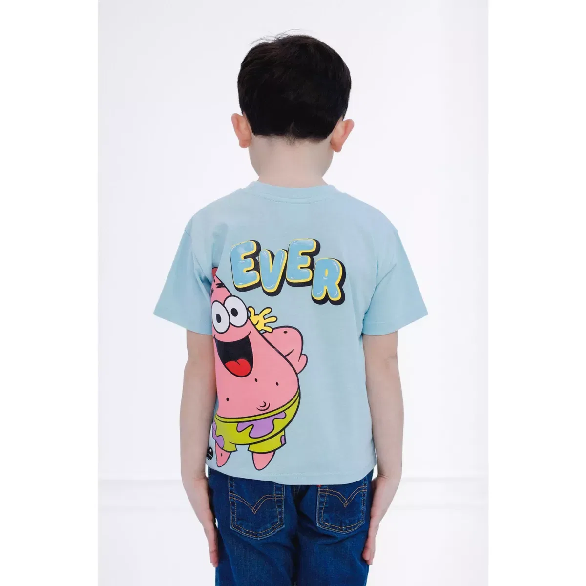 Детское футболка с принтом SpongeBob SquarePants Birthday T-Shirt SpongeBob SquarePants, Mint Green — фото 3
