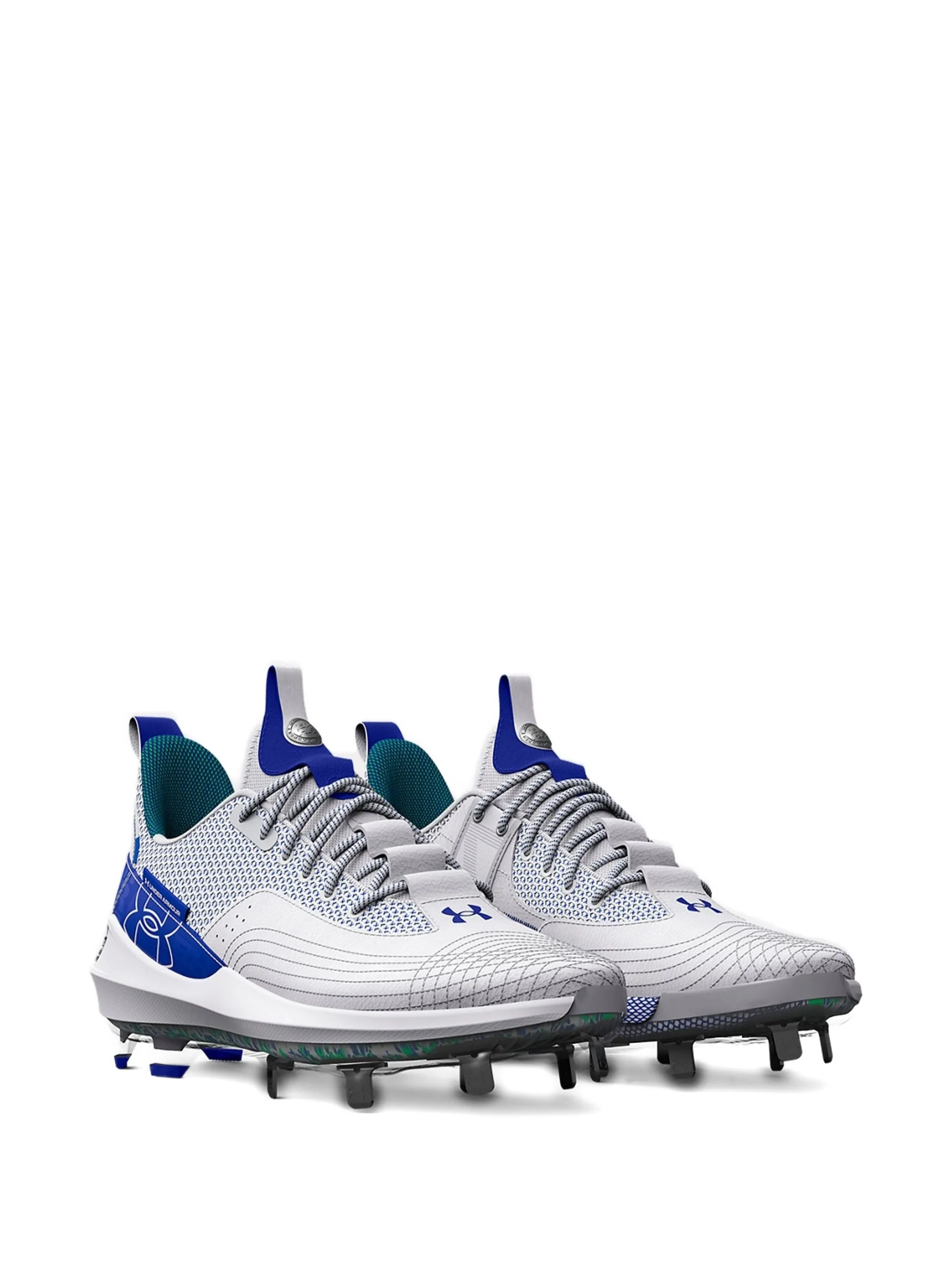 Кроссовки Harper 7 Low Elite Tpu Grey/Royal Under Armour, серый — фото 2