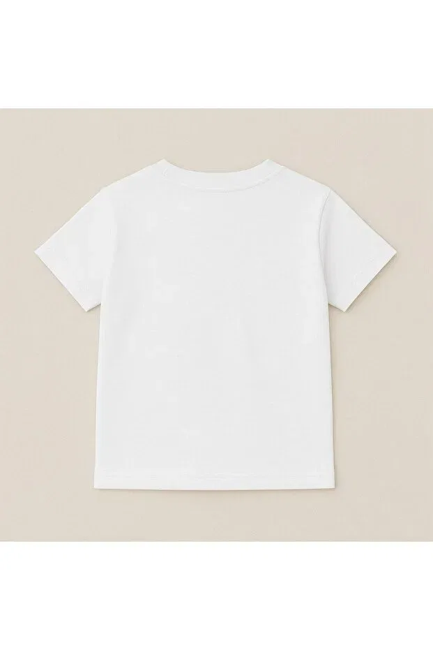 Детская футболка с принтом Winnie the pooh Svart Wear, White — фото 2