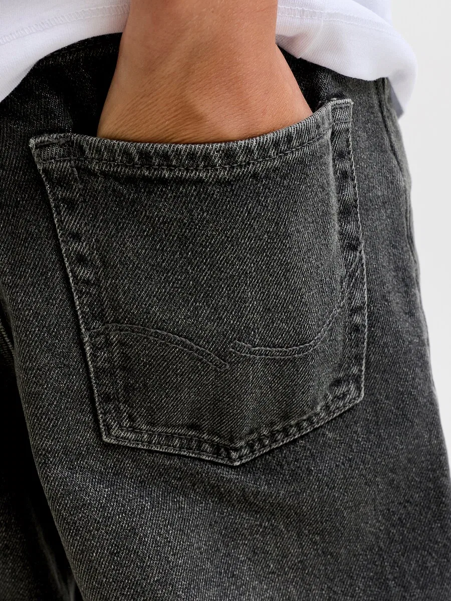 Джинсы Jack & Jones Junior Baggy Jeans 'JJIALEX JJORIGINAL' из черного денима — фото 2