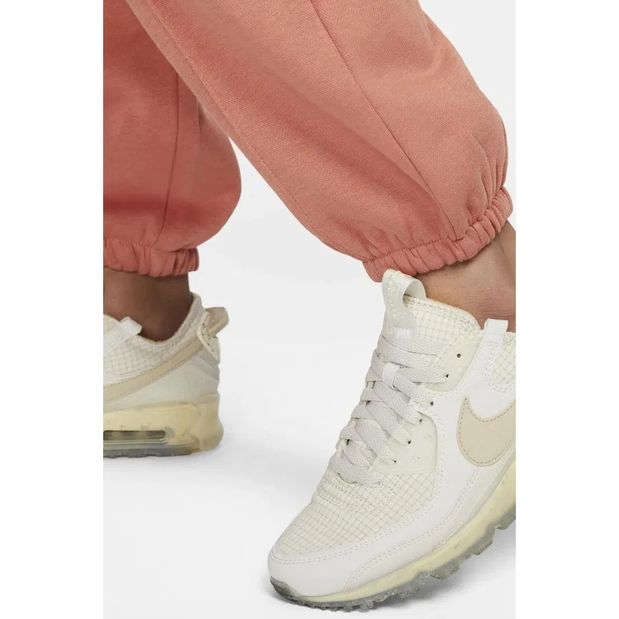 Спортивные брюки из флиса с утягивающим поясом Nike Sportswear Essential, Оранжевый — фото 4