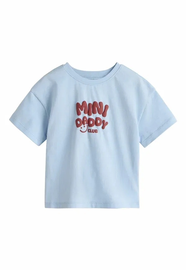 Футболка с принтом Smile Slogan T-shirt, Next, Chocolate Brown, коричневый/шоколадный