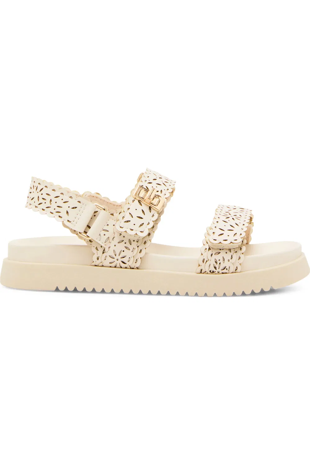 Детские сандалии на регулируемом ремешке JMona Steve Madden, Bone — фото 2