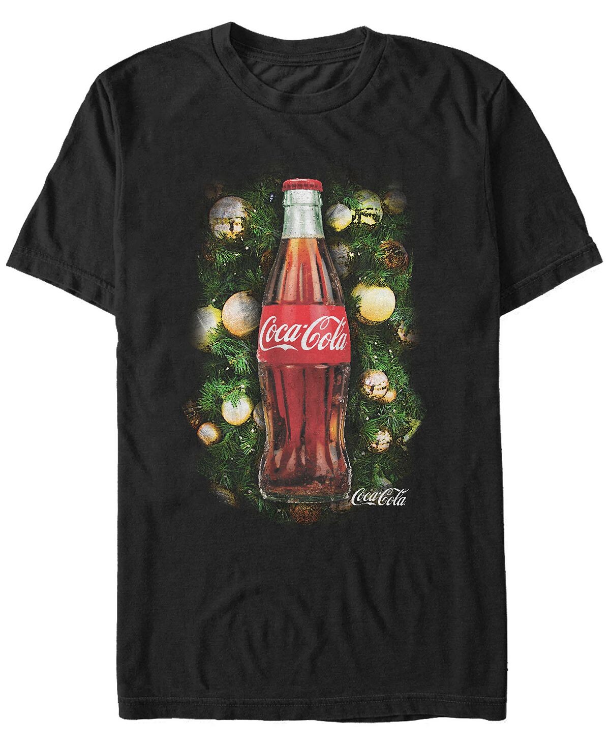 

Мужская футболка с коротким рукавом christmas bottle Fifth Sun, черный