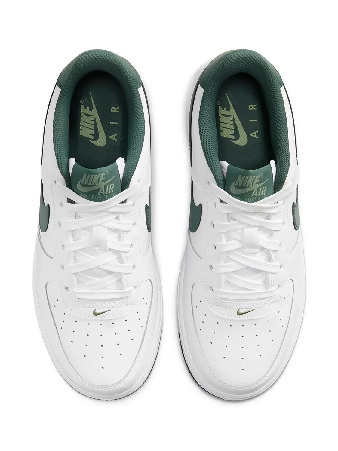 Кроссовки Air Force 1 Low White/Vintage Green Nike Kids, белый — фото 4