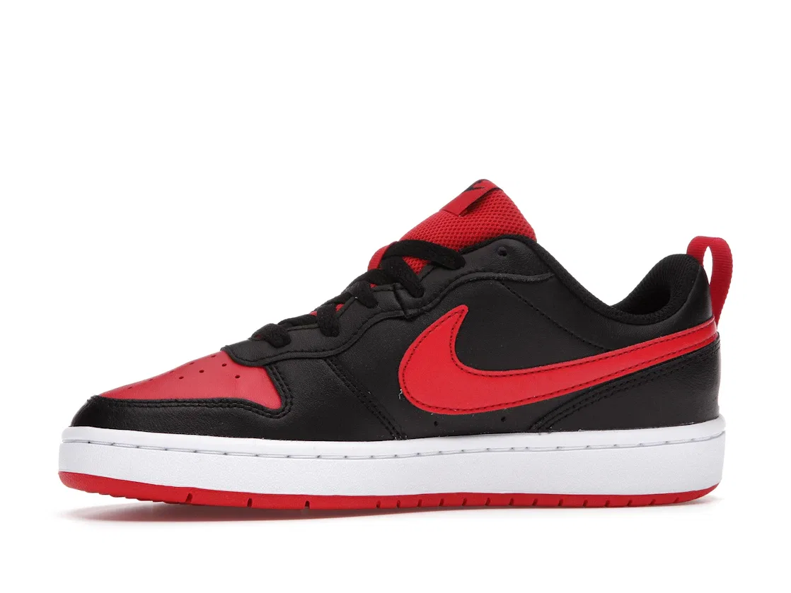 Детские кроссовки Lifestyle Nike Court Borough Low 2, Black/University Red/White — фото 3