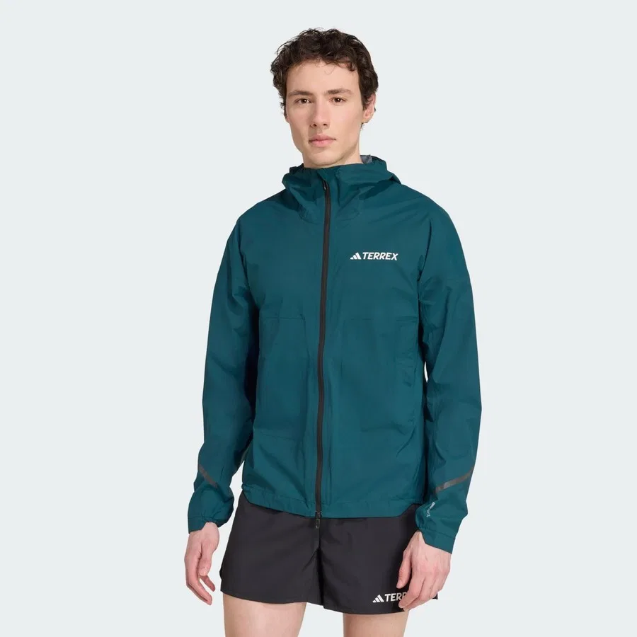 Куртка ветрозащитная с длинным рукавом Terrex Xperior 2.5 Layer Light Climaproof Jacket adidas, Оранжевый