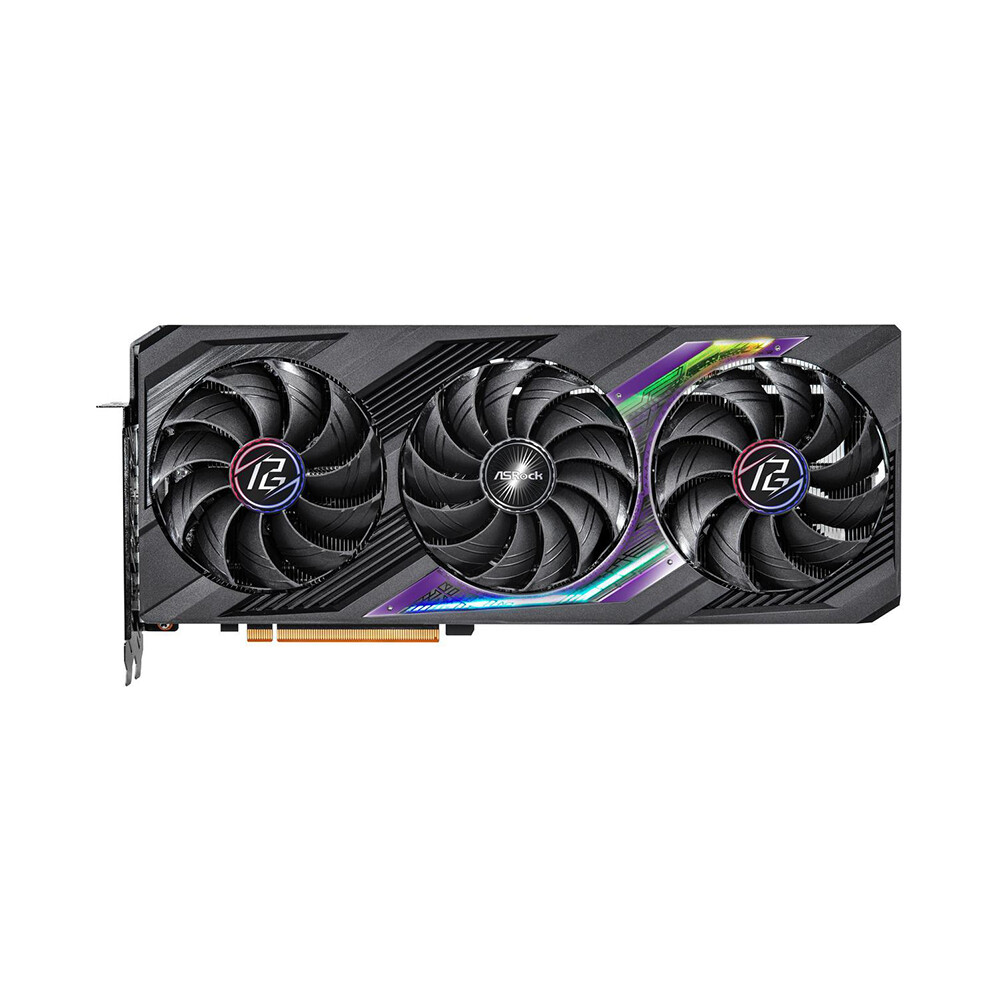 

Видеокарта ASRock Phantom Gaming Radeon RX 7700 XT PG OC, 12 Гб, черный