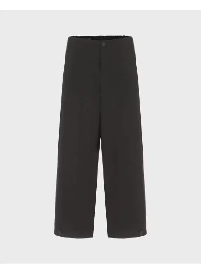 Брюки свободные Zara, черный