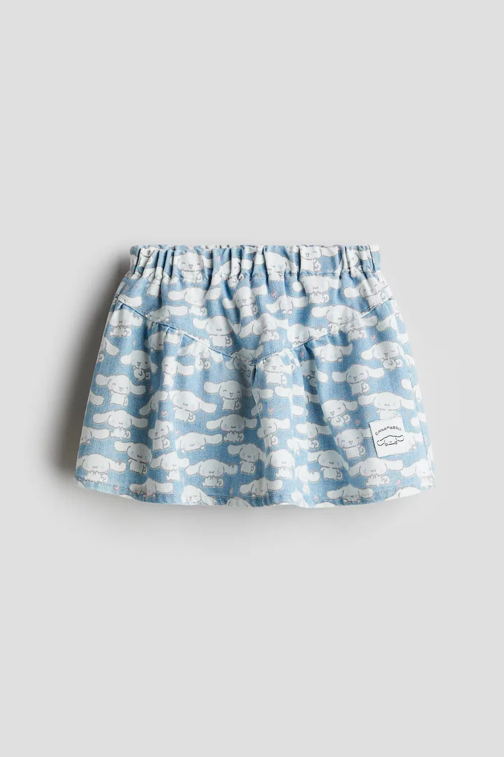 Джинсовая юбка с принтом H&M, Denimblau/Cinnamoroll