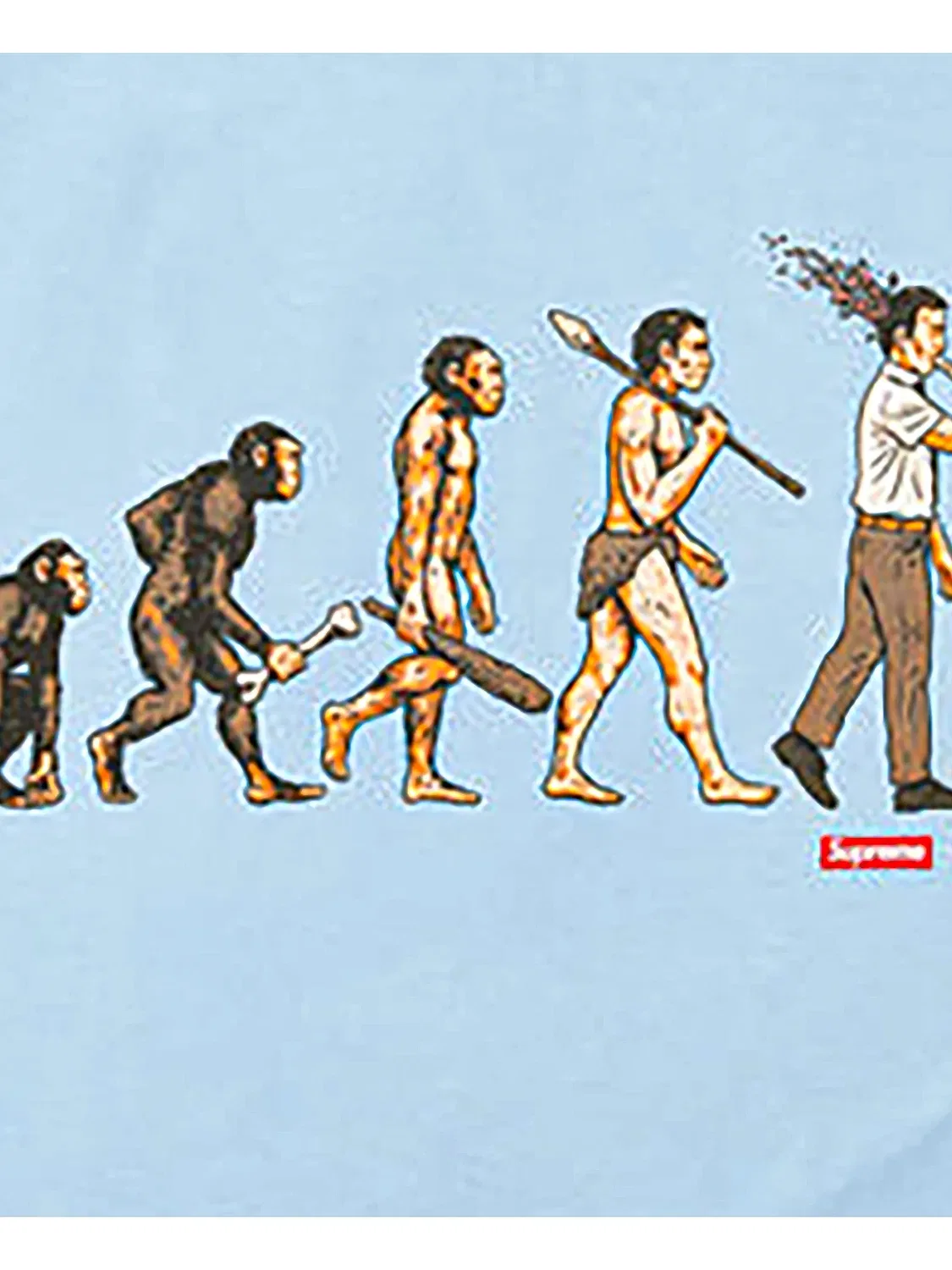 Supreme Футболка Evolution Синий — фото 2