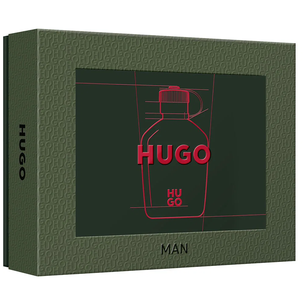Подарочный набор мужской туалетной воды Hugo Man с гелем для душа Hugo Boss, 3 предмета — фото 4