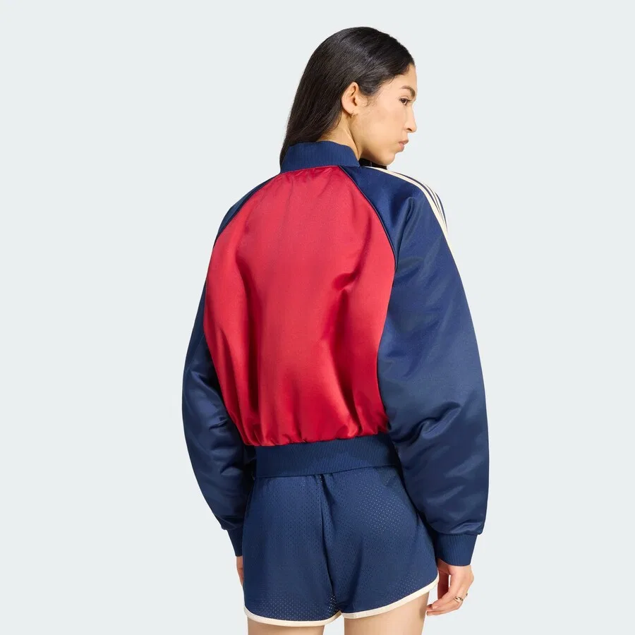 Куртка ADIDAS ORIGINALS Between-Season 'SST' красного цвета — фото 4