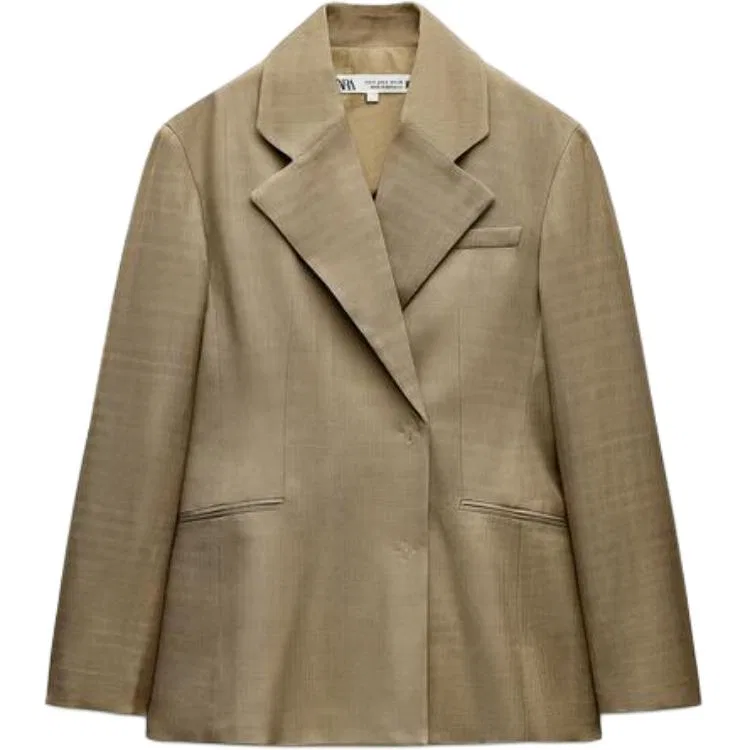 Женский деловой костюм ZW Series ZARA, Red Brown