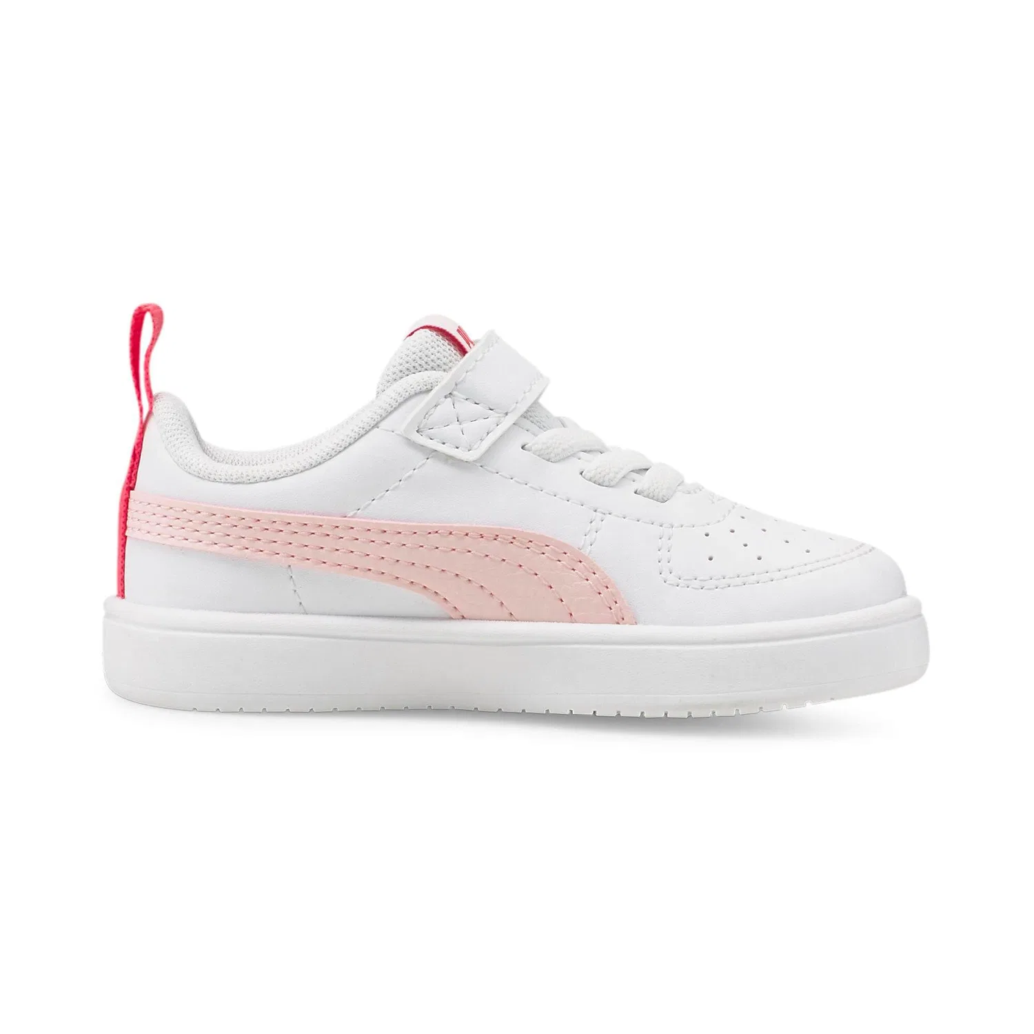 Детские кроссовки без шнурков Rickie Ac PUMA, Lotus PUMA White Paradise Pink — фото 2