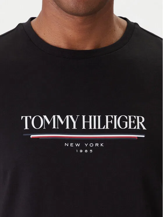 Футболка regular fit Brand Love Tommy Hilfiger, черный — фото 4